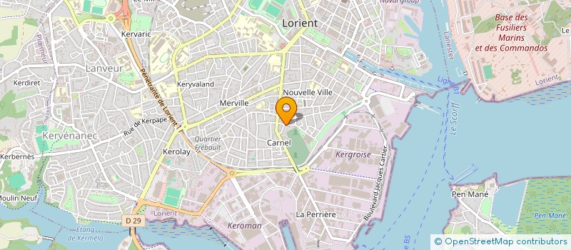 localisation de l'entreprise MONSIEUR BERNARD SAYAG  LORIENT