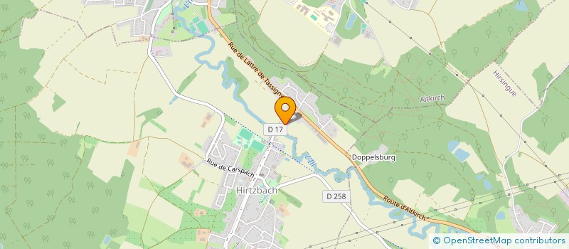 localisation de l'entreprise MONSIEUR BERNARD SCHARINER  HIRTZBACH