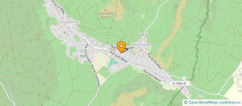 localisation de l'entreprise MONSIEUR BERNARD SCHATZ  WESTHALTEN