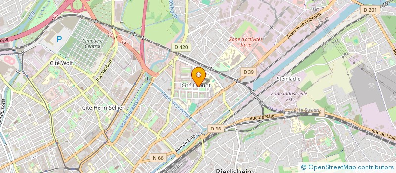 localisation de l'entreprise MONSIEUR BERNARD SCHAUNER à MULHOUSE