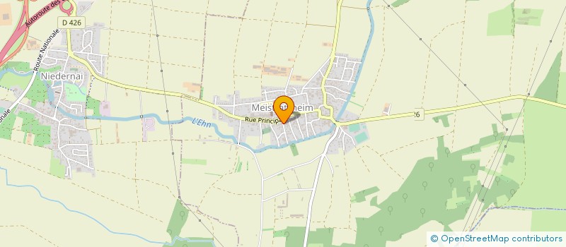 localisation de l'entreprise MONSIEUR BERNARD SCHENKBECHER  MEISTRATZHEIM