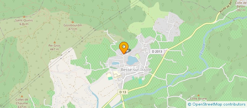 localisation de l'entreprise MONSIEUR BERNARD SCHIED  BESSE-SUR-ISSOLE