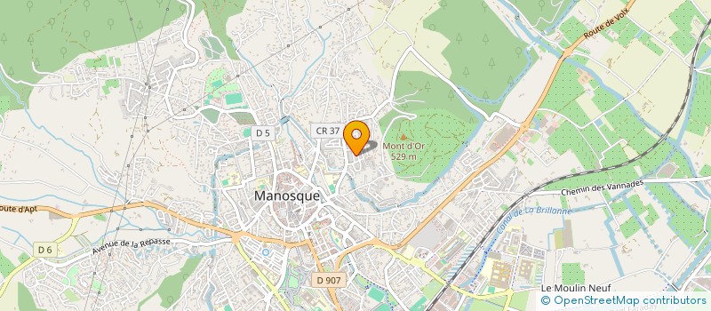 localisation de l'entreprise MONSIEUR BERNARD SCHLOSSER à MANOSQUE
