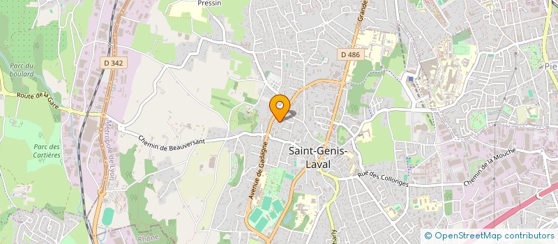 localisation de l'entreprise MONSIEUR BERNARD SCHMINKE à SAINT-GENIS-LAVAL