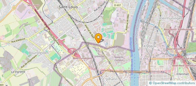 localisation de l'entreprise MONSIEUR BERNARD SCHMITT  HESINGUE