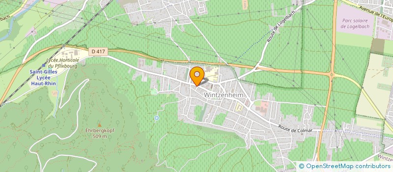 localisation de l'entreprise MONSIEUR BERNARD SCHMITT  WINTZENHEIM