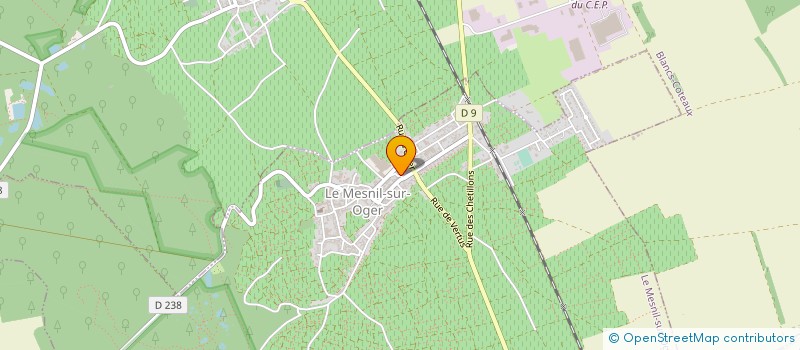 localisation de l'entreprise MONSIEUR BERNARD SCHMITTE  LE MESNIL-SUR-OGER
