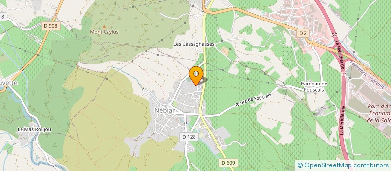 localisation de l'entreprise MONSIEUR BERNARD SCHWEITZER  CLERMONT-L'HERAULT