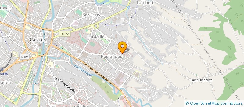 localisation de l'entreprise MONSIEUR BERNARD SEBE  CASTRES