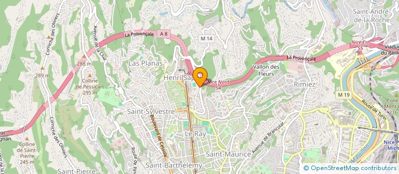 localisation de l'entreprise MONSIEUR BERNARD SEGARD  NICE