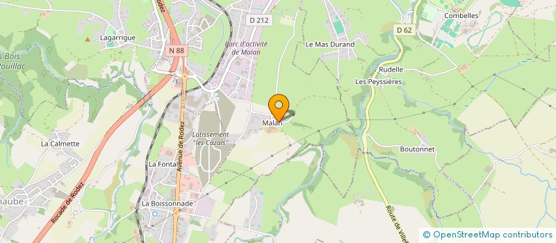 localisation de l'entreprise MONSIEUR BERNARD SEGURET  OLEMPS