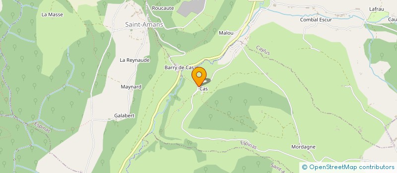 localisation de l'entreprise MONSIEUR BERNARD SEGUY  ESPINAS