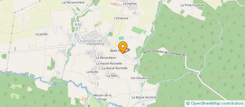 localisation de l'entreprise MONSIEUR BERNARD SEIGNEUR à DOMFRONT-EN-POIRAIE
