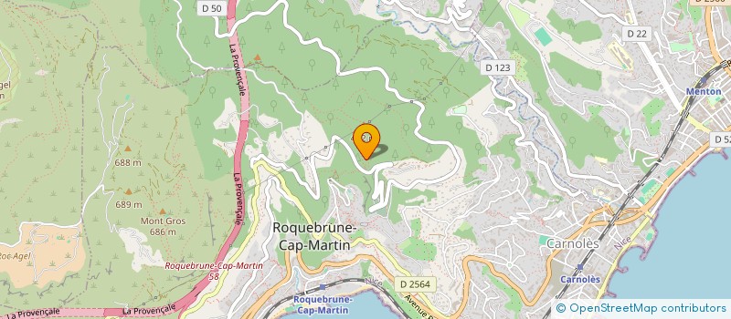 localisation de l'entreprise MONSIEUR BERNARD SEMBOLINI à ROQUEBRUNE-CAP-MARTIN