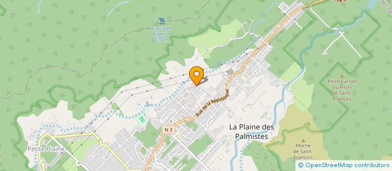 localisation de l'entreprise MONSIEUR BERNARD SENSFELDER à LA PLAINE-DES-PALMISTES