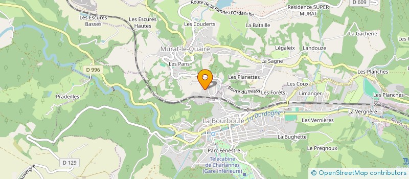 localisation de l'entreprise MONSIEUR BERNARD SERTILLANGES  MURAT-LE-QUAIRE