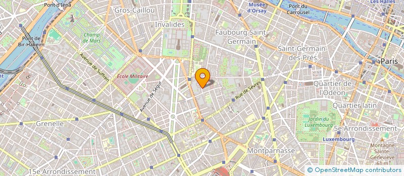 localisation de l'entreprise MONSIEUR BERNARD SESBOUE  PARIS