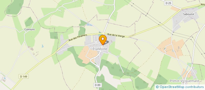 localisation de l'entreprise MONSIEUR BERNARD SEZIA à ETALLEVILLE