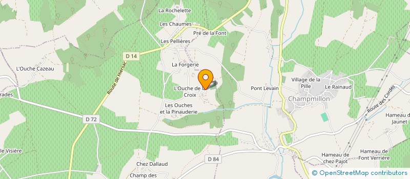 localisation de l'entreprise MONSIEUR BERNARD SICAIRE à BOUTEVILLE