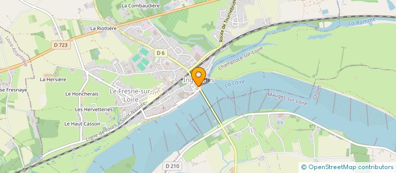 localisation de l'entreprise MONSIEUR BERNARD SICHET  INGRANDES-LE-FRESNE-SUR-LOIRE