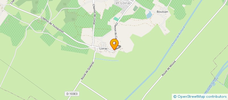 localisation de l'entreprise MONSIEUR BERNARD SIGNORET  JAU-DIGNAC-ET-LOIRAC