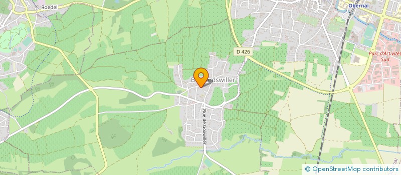 localisation de l'entreprise MONSIEUR BERNARD SIGRIST  BERNARDSWILLER