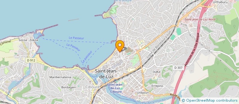 localisation de l'entreprise MONSIEUR BERNARD SIMON à SAINT-JEAN-DE-LUZ