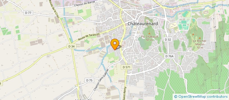 localisation de l'entreprise MONSIEUR BERNARD SMETS à CHATEAURENARD