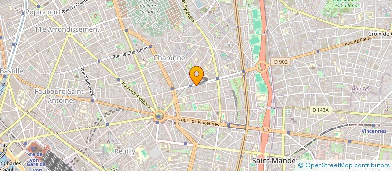 localisation de l'entreprise MONSIEUR BERNARD SOBOLEWSKI  PARIS