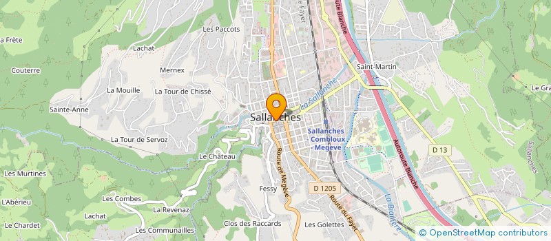 localisation de l'entreprise MONSIEUR BERNARD SOCQUET-JUGLARD à SALLANCHES
