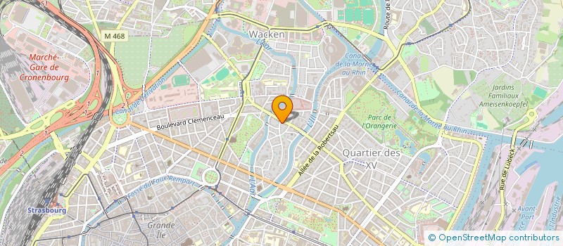 localisation de l'entreprise MONSIEUR BERNARD SOMMER à STRASBOURG