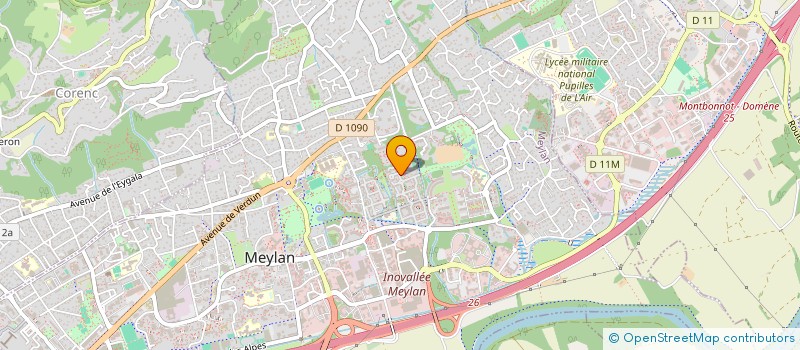 localisation de l'entreprise MONSIEUR BERNARD SOULAGE à MEYLAN