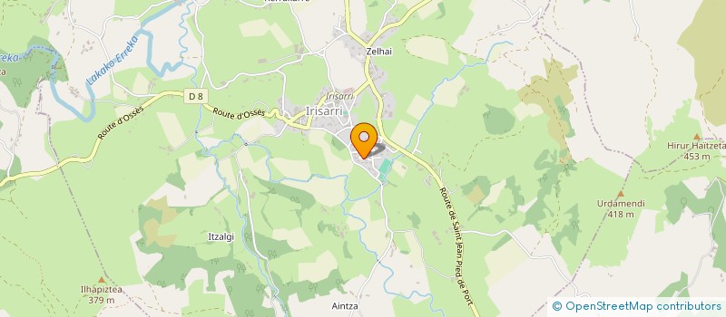 localisation de l'entreprise MONSIEUR BERNARD SOULE  IRISSARRY