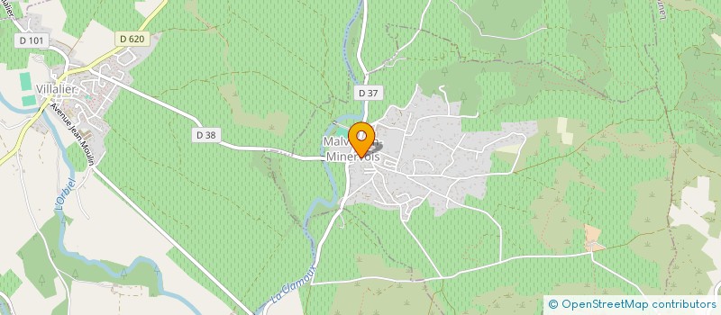 localisation de l'entreprise MONSIEUR BERNARD SOULET  MALVES-EN-MINERVOIS