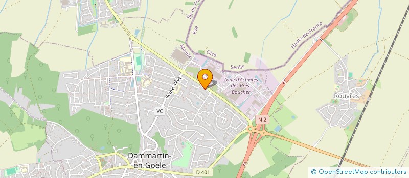 localisation de l'entreprise MONSIEUR BERNARD SOUNHALA  DAMMARTIN-EN-GOELE