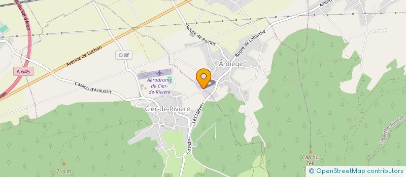 localisation de l'entreprise MONSIEUR BERNARD SOUPENE à ARDIEGE