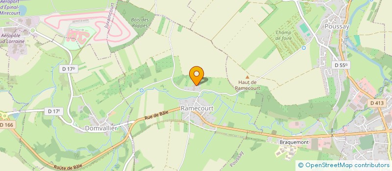 localisation de l'entreprise MONSIEUR BERNARD SOURDOT  RAMECOURT