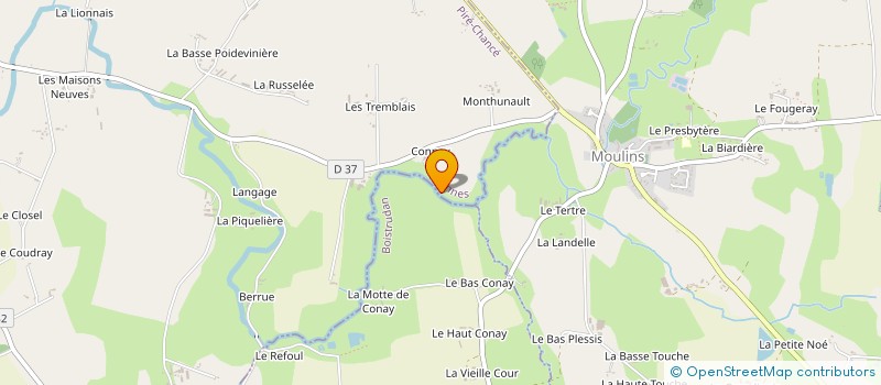 localisation de l'entreprise MONSIEUR BERNARD SOURDRIL à PIRE-CHANCE