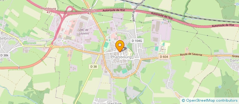 localisation de l'entreprise MONSIEUR BERNARD STEIMER  PHALSBOURG