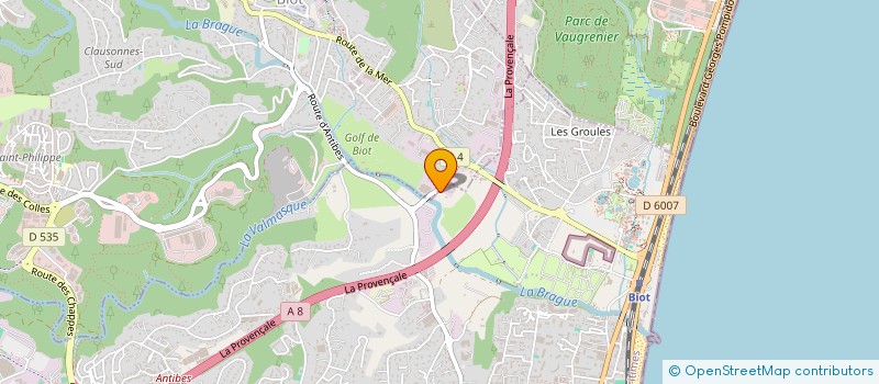 localisation de l'entreprise MONSIEUR BERNARD STELMASZYK à ANTIBES
