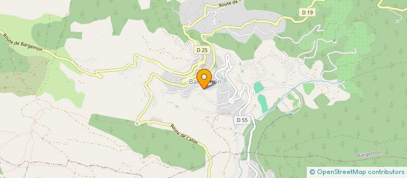 localisation de l'entreprise MONSIEUR BERNARD STEPHANI  CALLAS