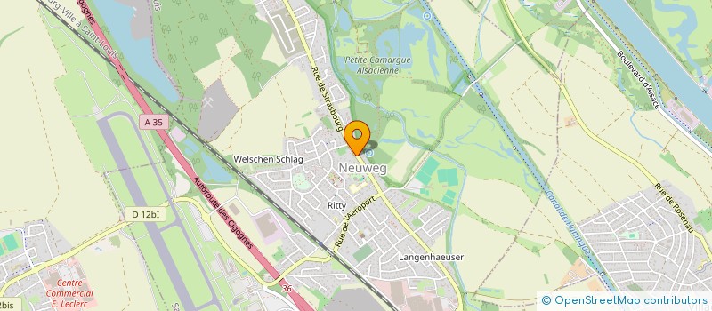 localisation de l'entreprise MONSIEUR BERNARD STOECKLIN  SAINT-LOUIS