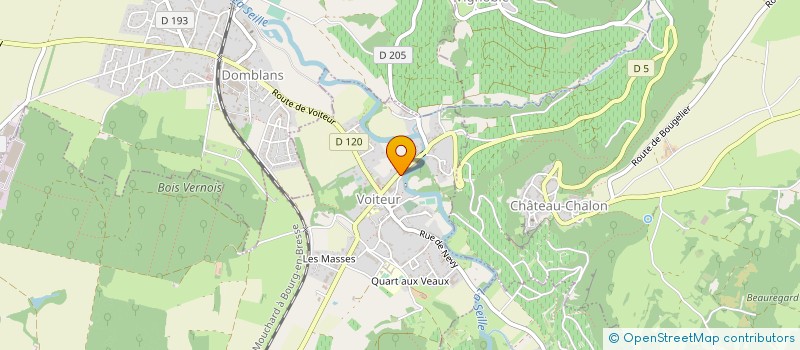 localisation de l'entreprise MONSIEUR BERNARD SUCHET à ARLAY