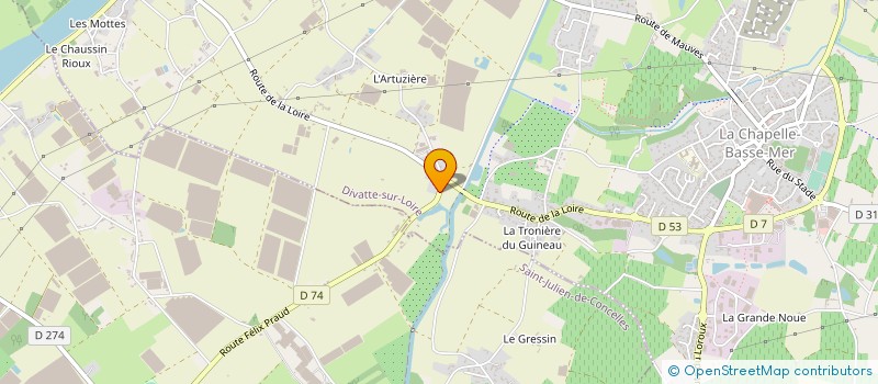 localisation de l'entreprise MONSIEUR BERNARD SUTEAU à DIVATTE-SUR-LOIRE