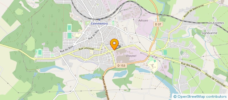 localisation de l'entreprise MONSIEUR BERNARD SZCZESNIAK  COMMENTRY