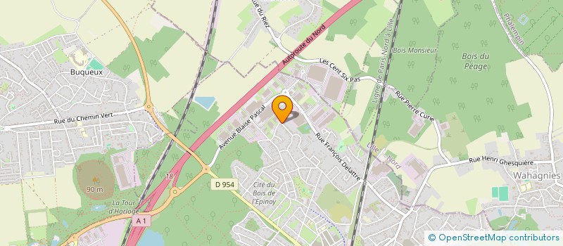 localisation de l'entreprise MONSIEUR BERNARD SZYMALKA  LIBERCOURT