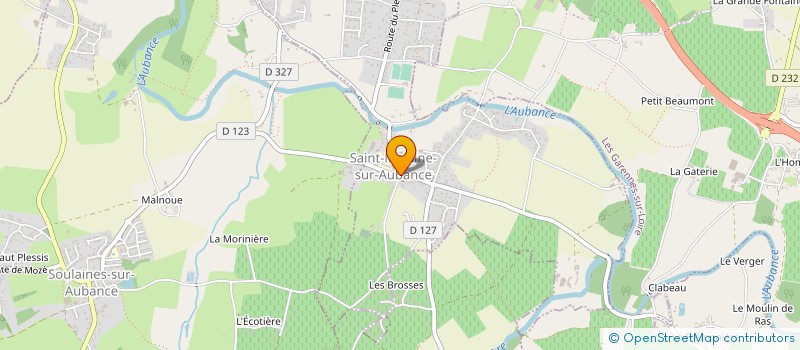 localisation de l'entreprise MONSIEUR BERNARD TABUTEAU à SAINT-MELAINE-SUR-AUBANCE