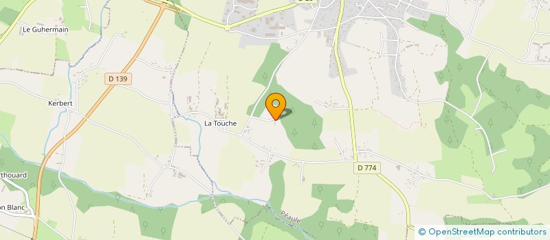 localisation de l'entreprise MONSIEUR BERNARD TACONNE  PEAULE