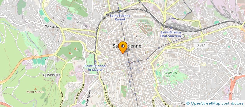 localisation de l'entreprise MONSIEUR BERNARD TAITE à SAINT-ETIENNE
