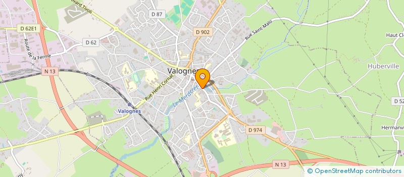 localisation de l'entreprise MONSIEUR BERNARD TARDIEU  VALOGNES